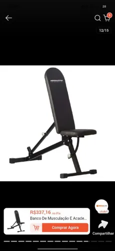 Banco Musculação 6x1 Megagym