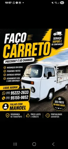 Carretos e fretes 