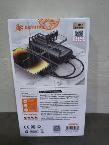 Carregador portátil turbo 