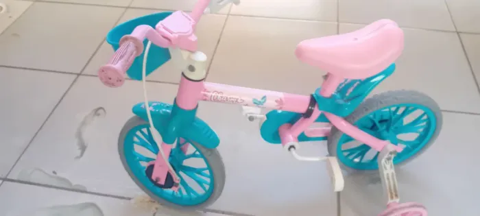 Bicicleta infantil rosa