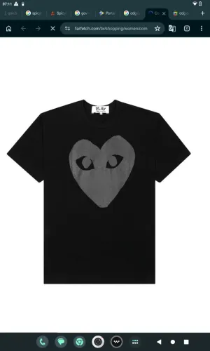 CDG COMME DES GARÇONS 2 CAMISETAS 