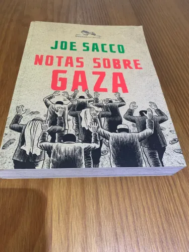 Livro NOTAS SOBRE GAZA - Joe Sacco