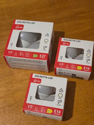 Lâmpadas LED Ikea 2700k 220V