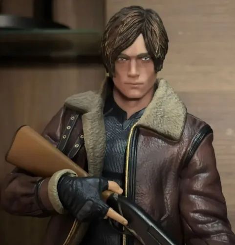 Action Figure Leon Resident Evil 4 RE4 CAPCOM PlayStation