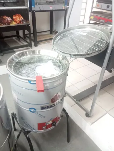 NZ. Fritadeira elétrica água e óleo tacho inox 8.000w PROGÁS 