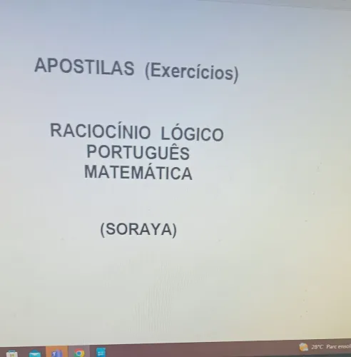 APOSTILAS TEÓRICA E EXERCÍCIOS 