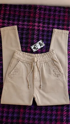 Calça Sarja Feminina Bege