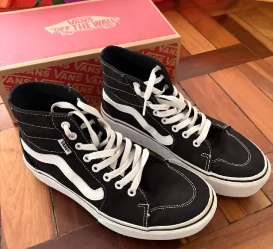 Tênis Vans Sk8 Hi Platform 2.0 Preto Original