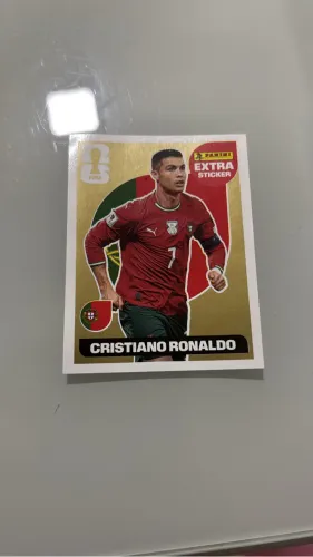 Figurinha legend do Cristiano Ronaldo Gold
