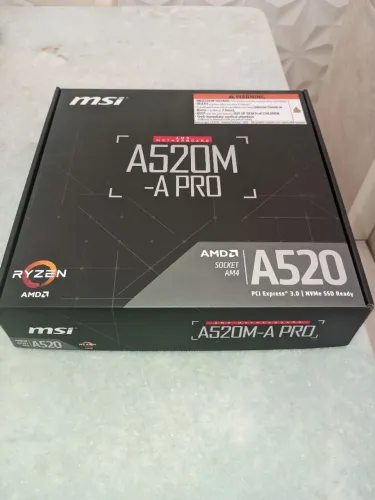 Placa mãe A520 msi , nunca usada