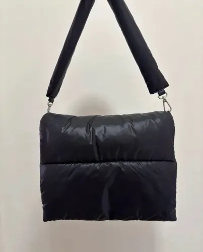 bolsa puffer preta
