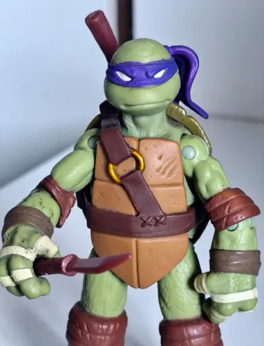 Boneco miniatura Tartarugas Ninja Donatello 2012!