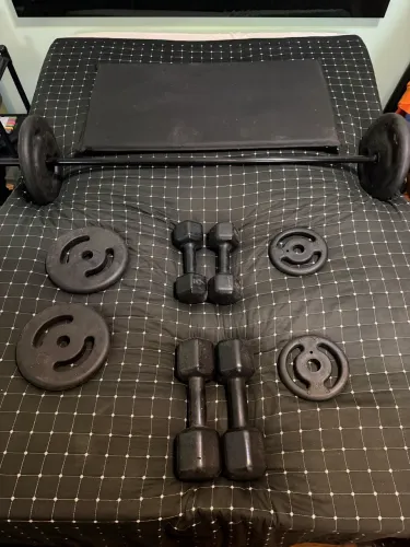 ? Kit de musculação completo para treino em casa