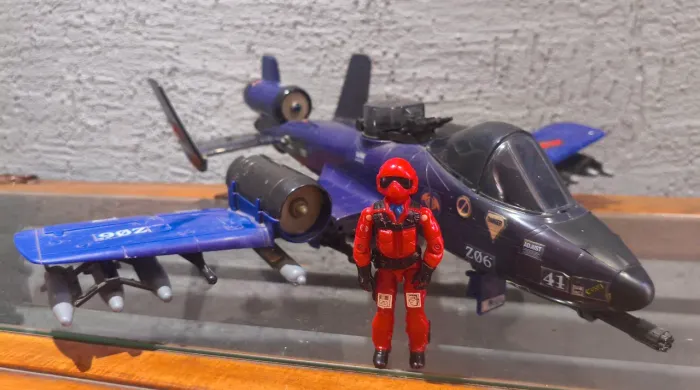 GI JOE/COMANDOS EM AÇÃO/COBRA RATTLER COM PILOTO