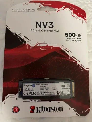 SSD NVMe Kingston NV3 500GB M2 PC| 4.0