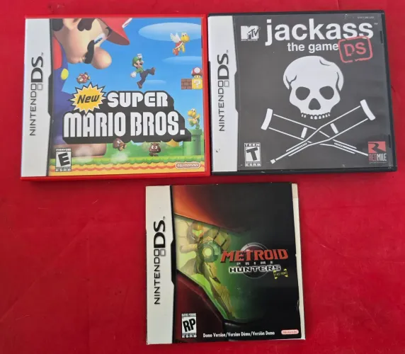 New super mario bros e jackss The game e metroid prime