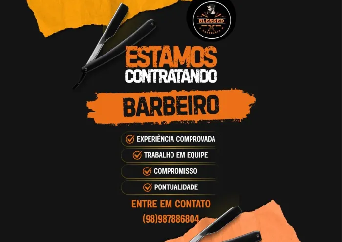 Vaga para Barbeiro com experiência