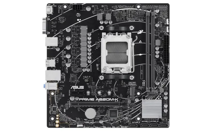 Placa Mãe Asus Prime A620M-K, Chipset A620, AMD AM5, MATX, DDR5, 90MB1F40-M0EAY0