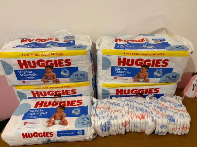Fraldas tamanho M pampers