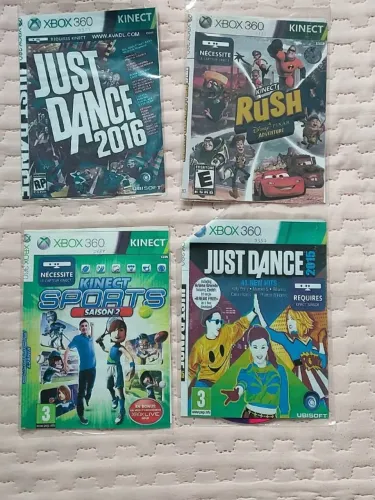Kit 4 Jogos Xbox 360 Desbloqueado - Kinect