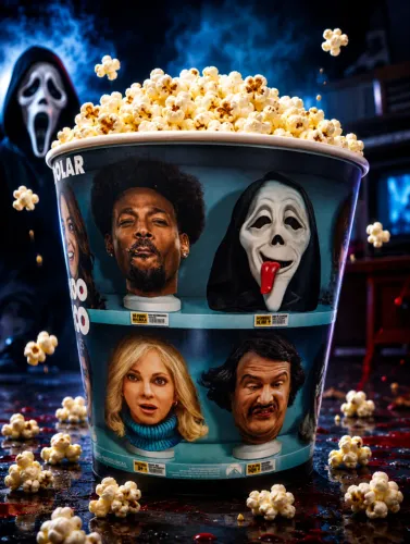 Balde de Pipoca Filme Todo Mundo em Pânico 6