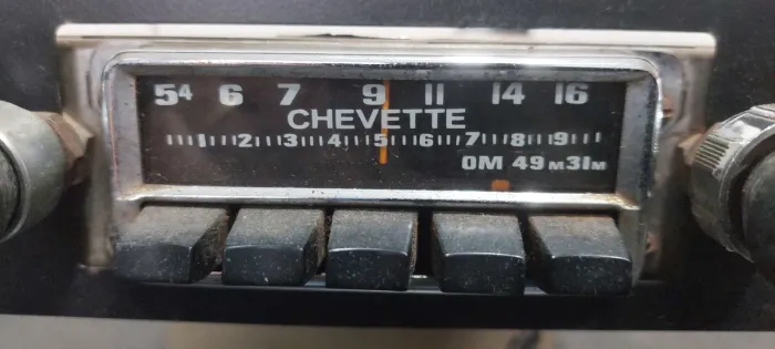 RARIDADE ABSOLUTA, RÁDIO ORIGINAL DO CHEVETTE TUBARÃO