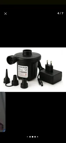 Bomba Elétrica para Infláveis, Colchões, Pneus, Piscinas e Bolas.