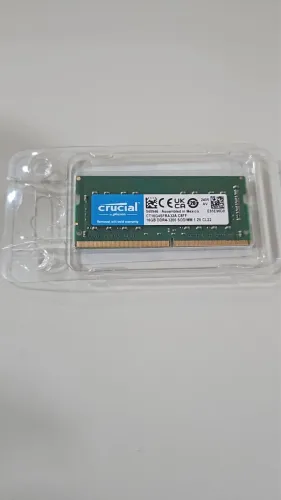 Memória Ram DDR4 16 GB crucial 3200