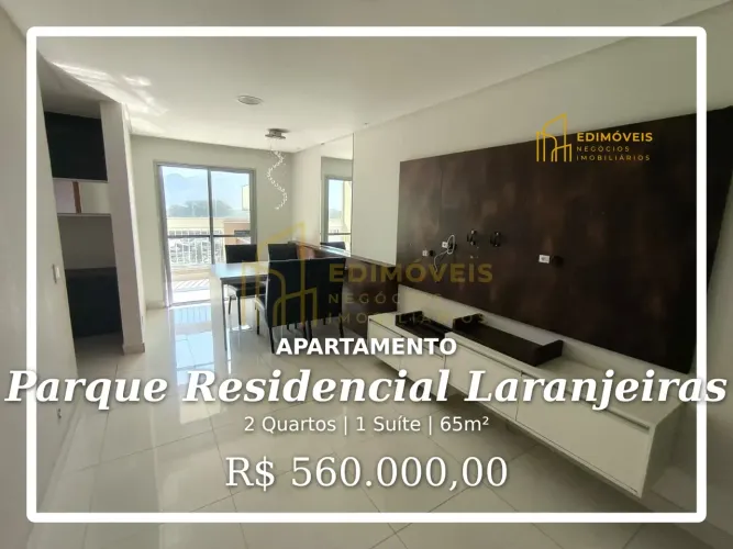 Apartamento Moderno com 2 Vagas no Parque Residencial Laranjeiras - Pronto para Morar!