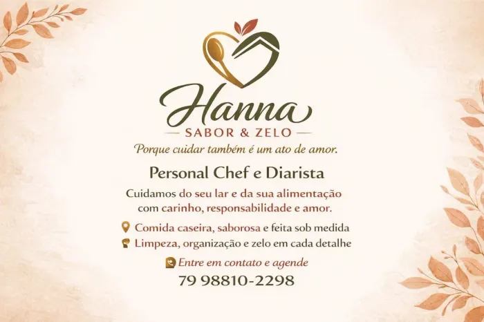 Personal chefe e diarista!