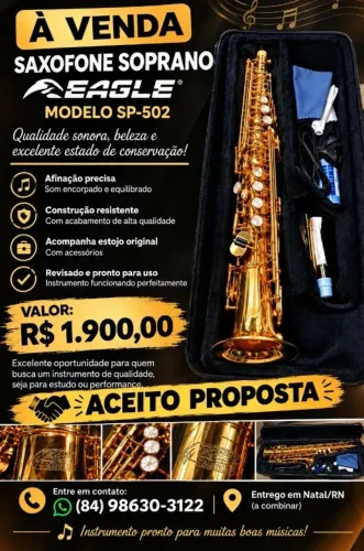 Saxofone a venda