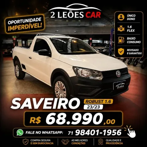 Volkswagen Saveiro Robust 1.6 Total Flex 8V 2023