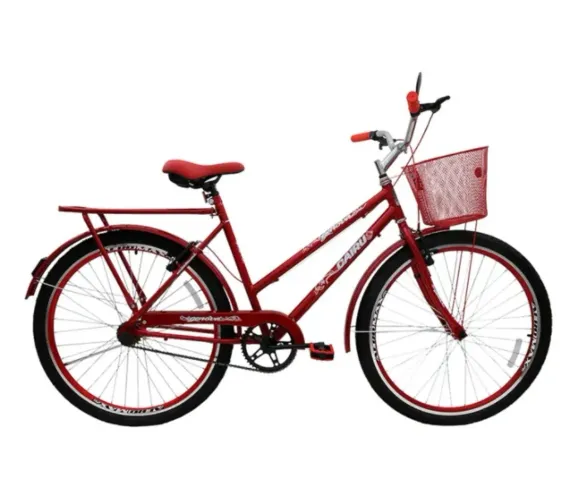 Bicicleta aro 26 vermelha 