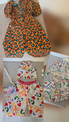 Dois Conjuntos Fábula 10 anos e 1 conjunto de Short colorido