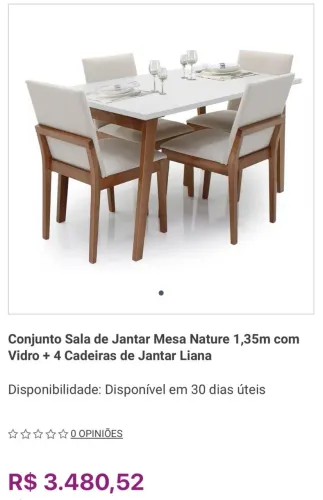 Jogo de Mesa - Rio Negrinho
