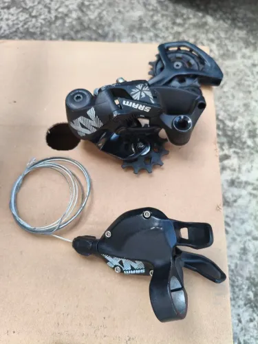 Câmbio e passador Sram NX
