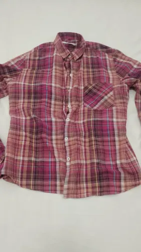 Camisa Xadrez Manga Comprida feminina