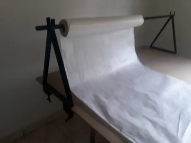 Suporte desenrolador tecido