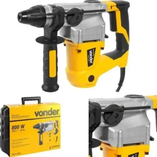 Martelete Perfurador Romp 800w 4j Sds Vonder Mpv840 Cor Amarelo/Preto Frequência 60 Hz