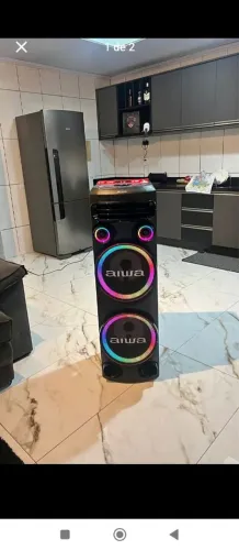 Torre de som Aiwa 2300W nova