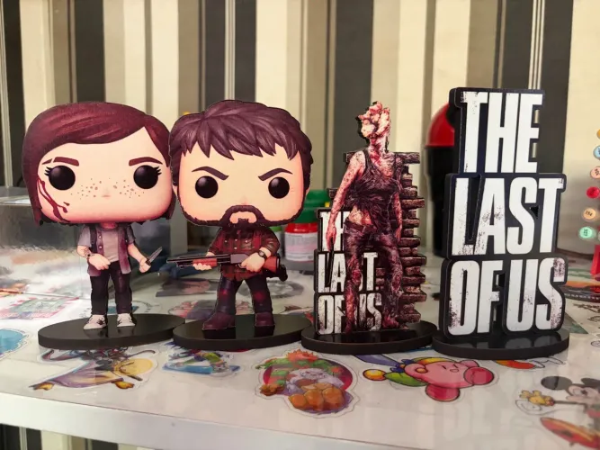 Funko em MDF Personagens The Last of Us