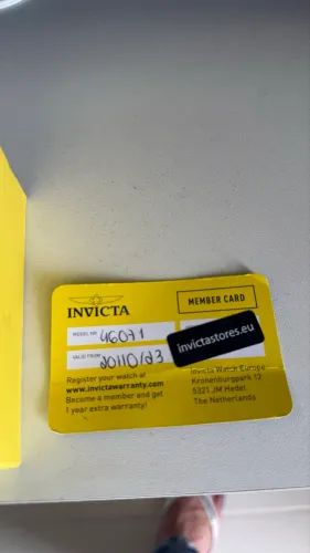 Relógio invictas pro driver
