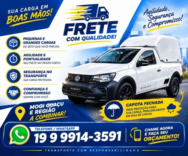 Frete Mogi Guaçu e Região