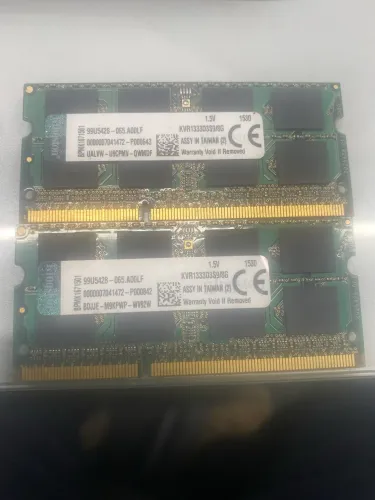 2 Memória de 8gb