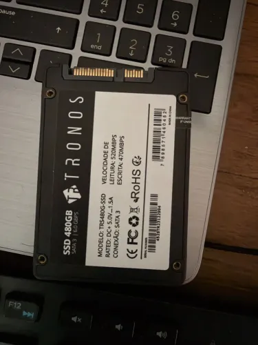 SSD Tronos 480GB SATA III 2.5? - Funcionando Perfeitamente