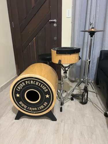 Bateria cajon percursão
