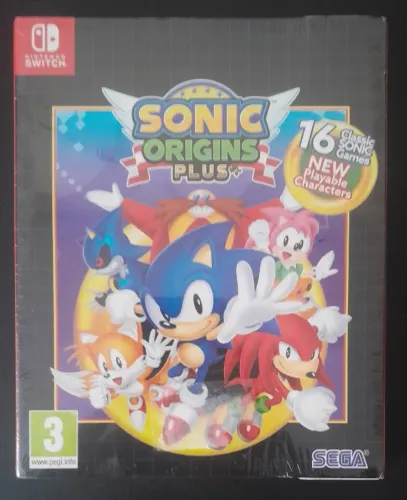 Sonic Origins Plus Nintendo Switch Novo Lacrado