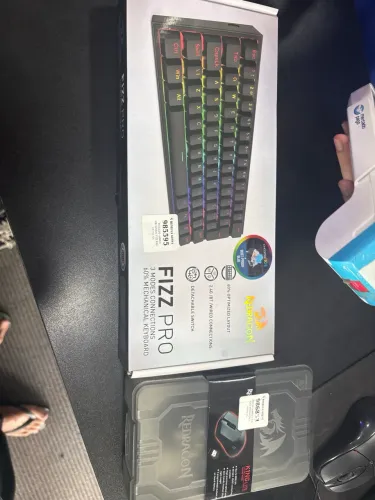Teclado redragon fizz pro + mouse king pro m916 lit 1k  