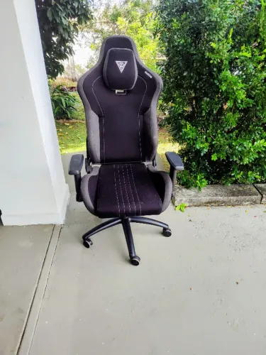 Cadeiras gamers Gandias forro de tecido preta zelus m3 weave LB