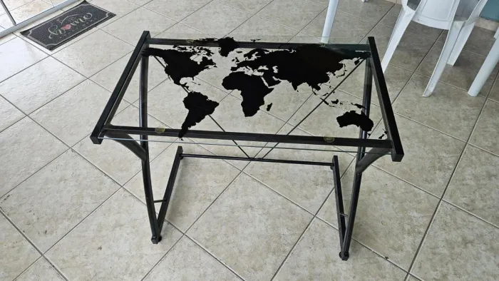 Mesa de escritório vidro
